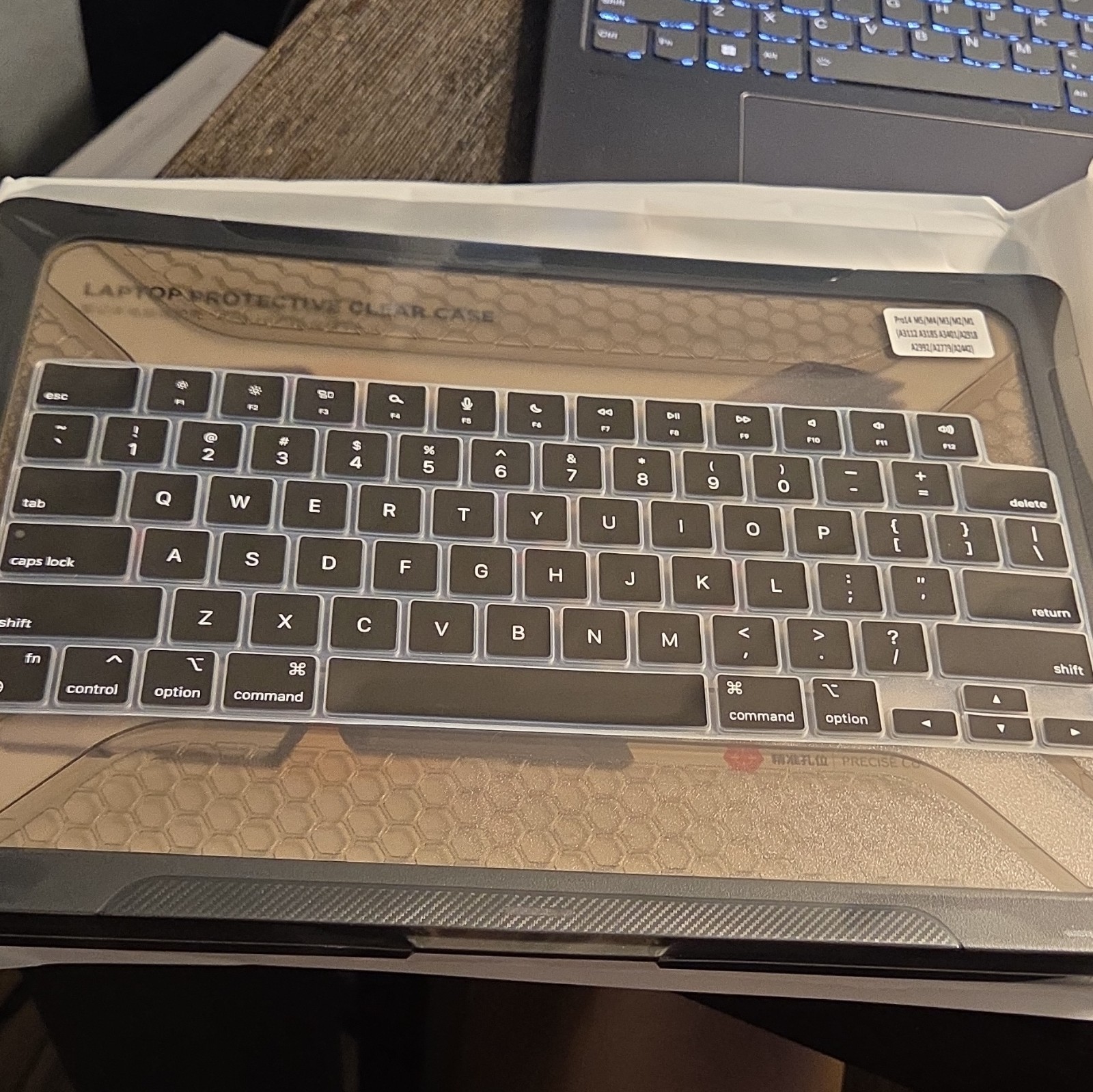 Clear Rigid Plastic Shell Case for Apple MacBook Pro 14" Pro14 M5/M4/M3/M2/M1