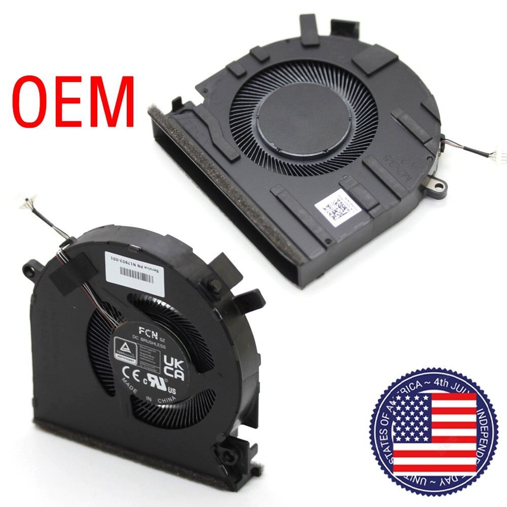 OEM CPU Cooling Fan Replacement For HP Victus 15-FA FB N17903-001 TPN-Q278 Q279