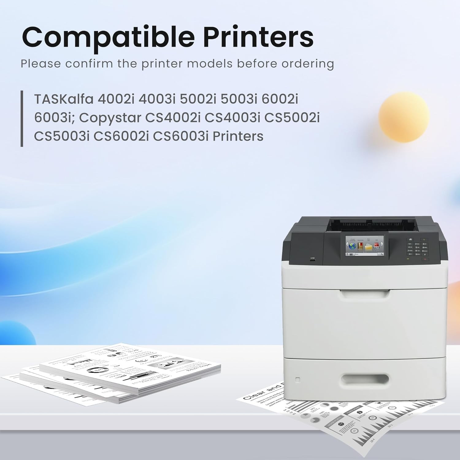 Compatible TK6327 High Yield Toner Cartridge Replacement for TK-6327 TK6327 Tone