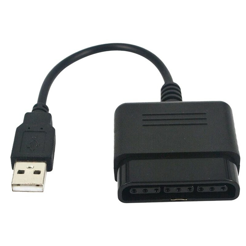 For PS PS2 Game Pad Controller Female to PS3 PC Standard Male USB Adapter Cable