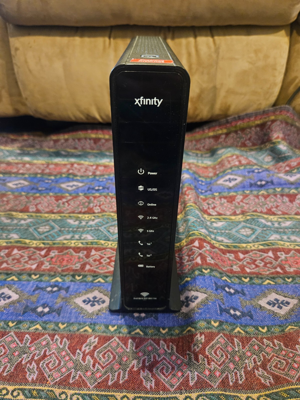 ARRIS TG1682G Router ONLY Cable Modem Combo DOCSIS 3.0 Wi-Fi 4 Port Dual Band