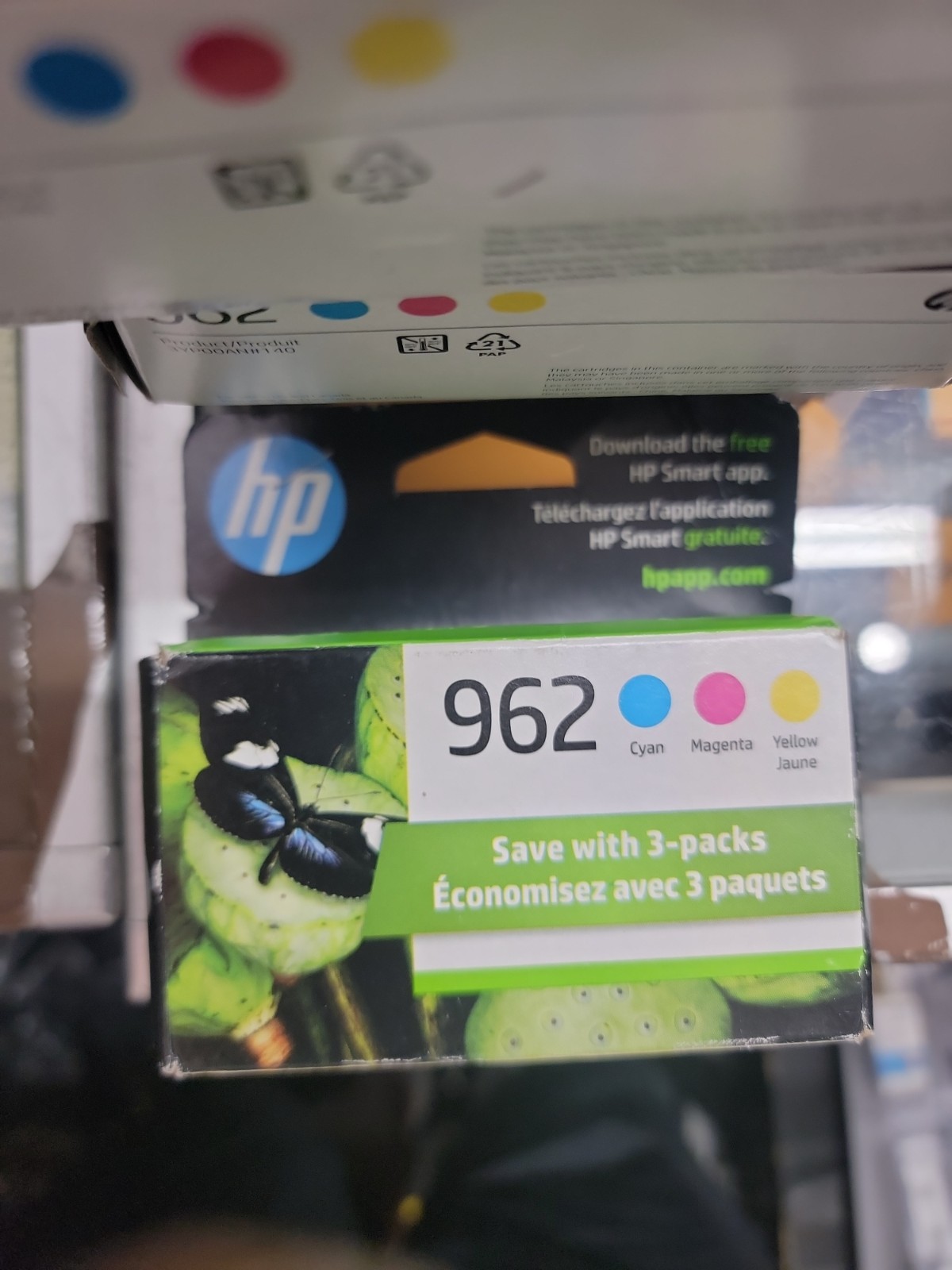 HP 962 3-Pack Ink Cartidge