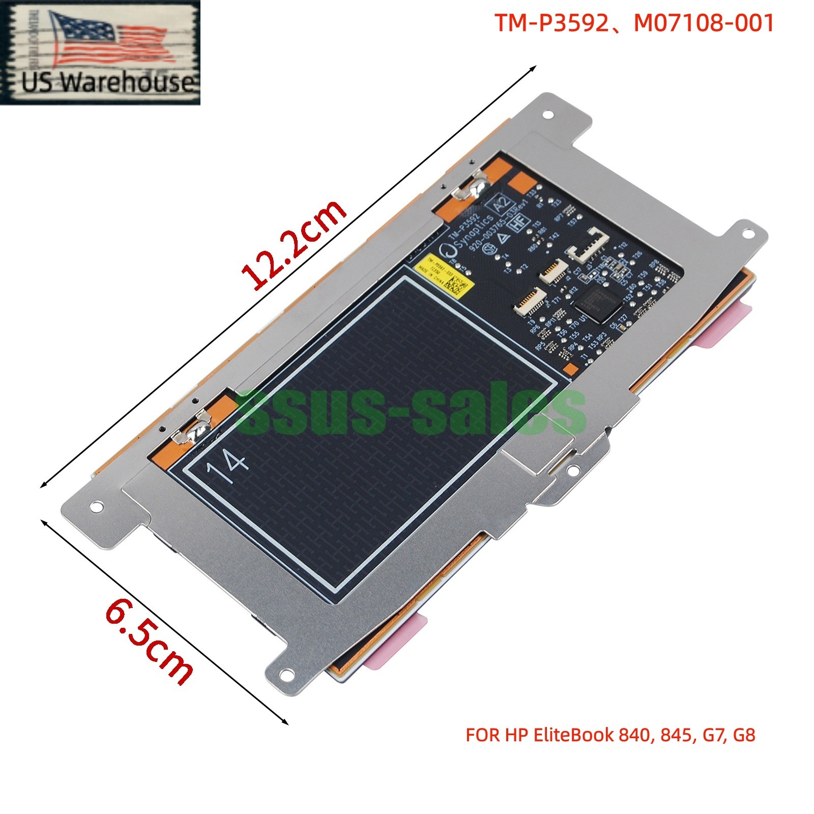 Touchscreen TM-P3592 FOR HP EliteBook 840 845 G7 G8 14-inch business laptops