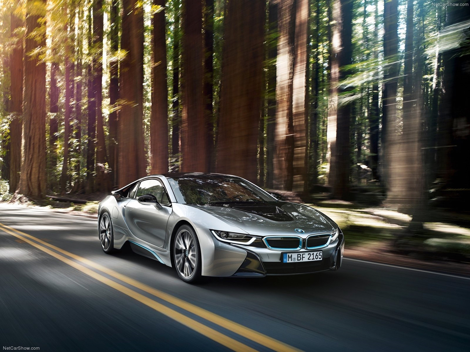 Cars bmw i8 car hybrib future Desk Mat Stitched