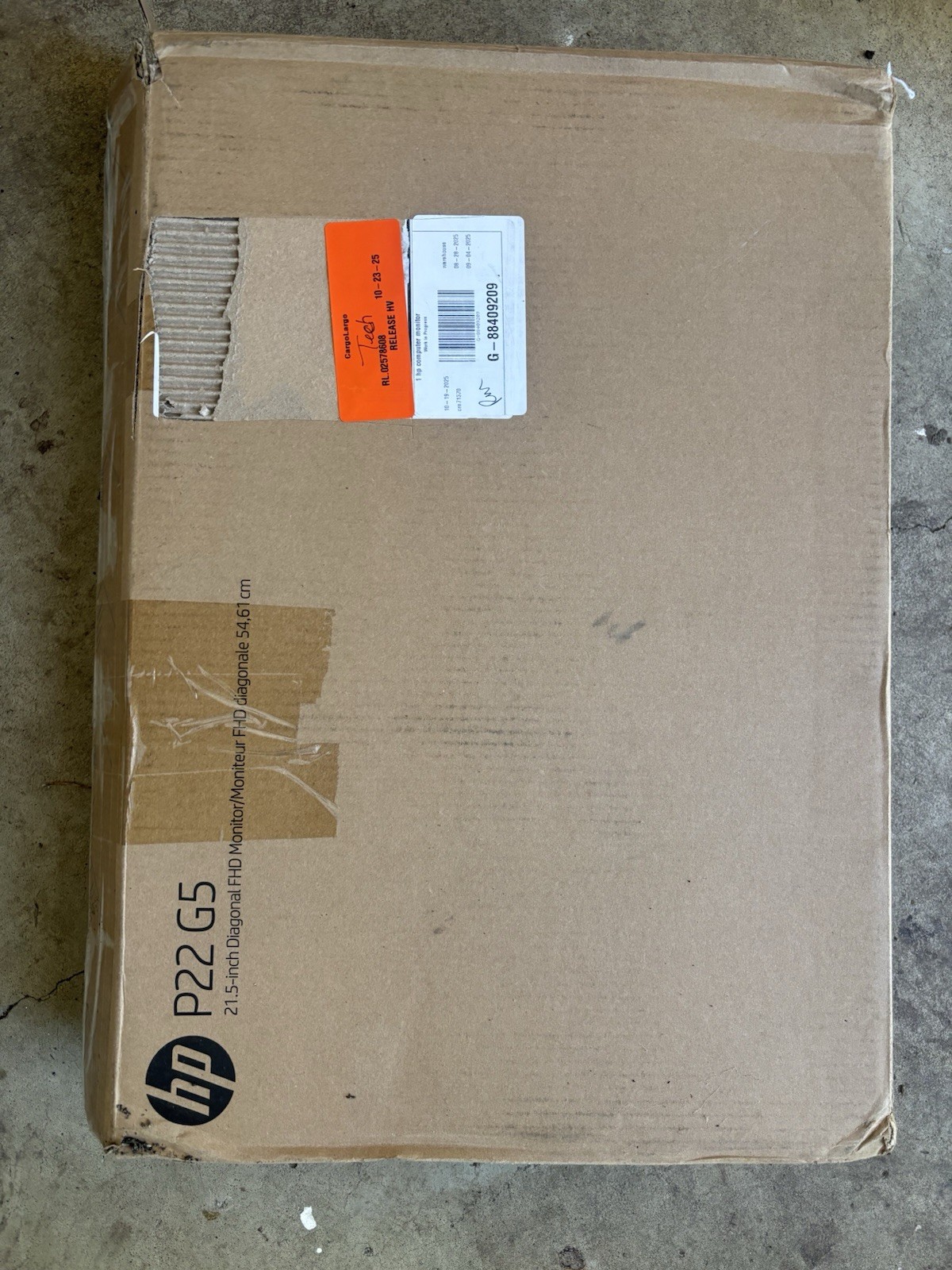 HP P22 G5 21.5” Full HD Computer Monitor 64X86AA#ABA