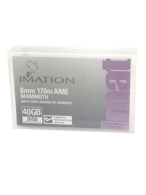 3M IMATION- 8mm 170m AME MAMMOTH 40GB/20GB DATA TAPE (EXBYTE RECOGNITION SYSTEM)