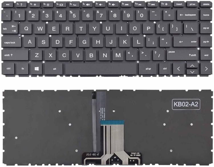 Backlight Keyboard Replacement for HP 14-CK 14-CD 14-CM 14-CS 14-DG 14-DQ 14s-DQ