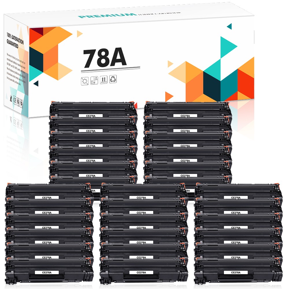 30 Pack CE278A Toner Compatible for HP LaserJet Pro M1536dn P1600 P1606 P1560