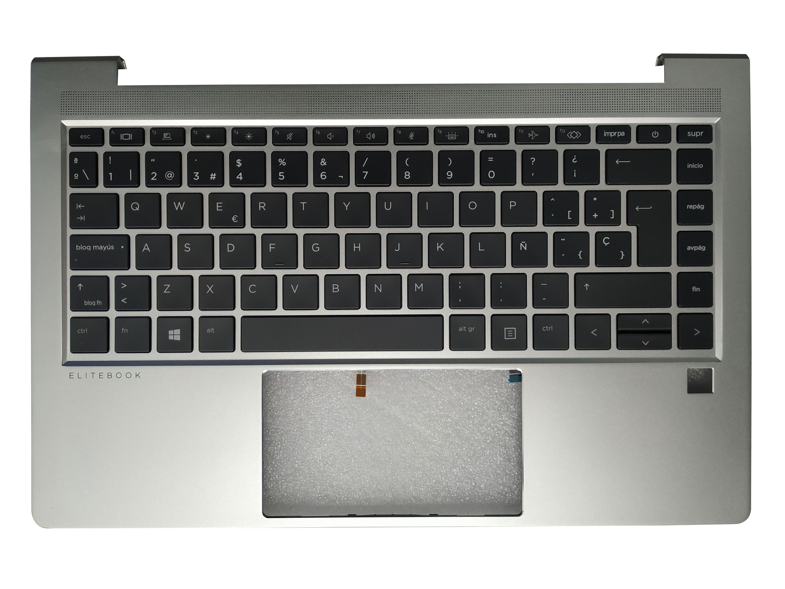 Laptop FOR HP EliteBook 640 G9 Latin/Spanish Keyboard Upper Case Palmrest Cover