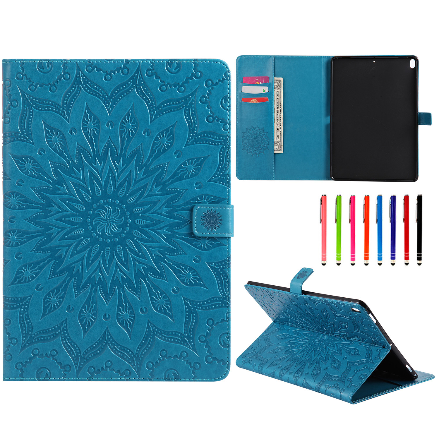 Vintage Leather Flip Smart Case Cover For iPad 5th/6th Gen 9.7"/Air 2/Mini 6/Pro