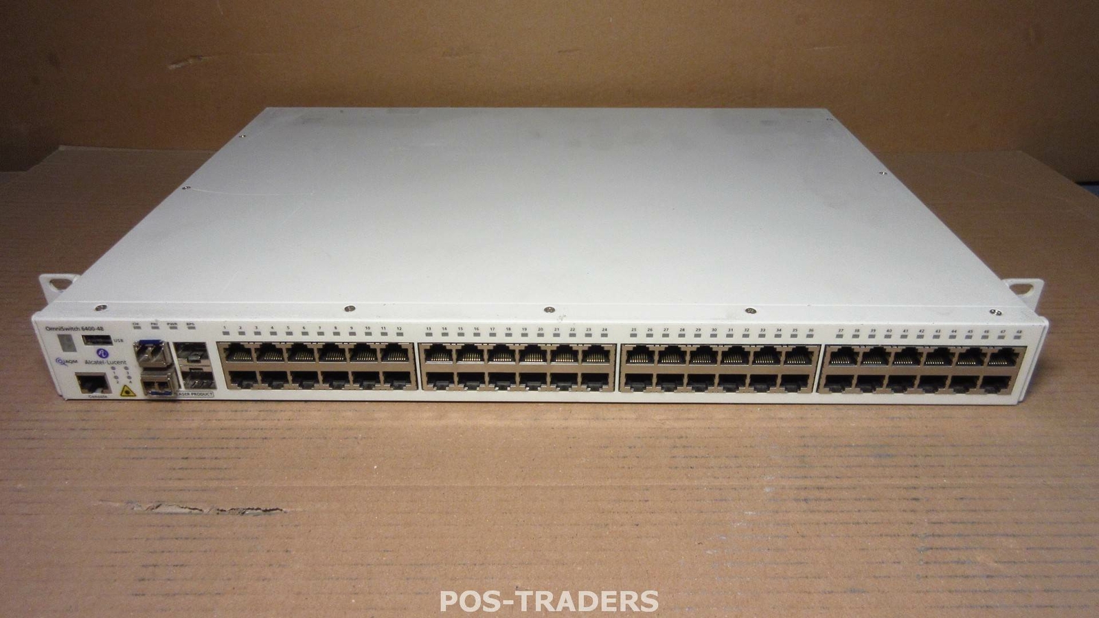 ALCATEL LUCENT OMNISWITCH 6400-48 48-PORT Stackable Gigabit Switch INCL 2X SFPS