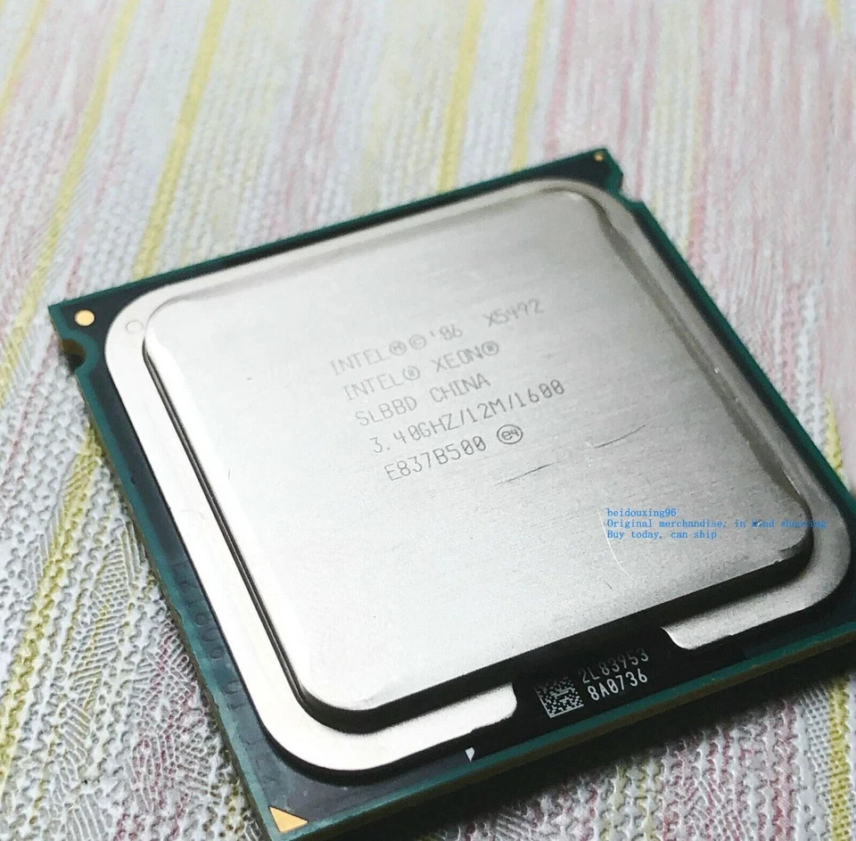 Intel Xeon X5492   3.4GHz  12M Quad Core  LGA771 Same Encoding  Desktop Cpu