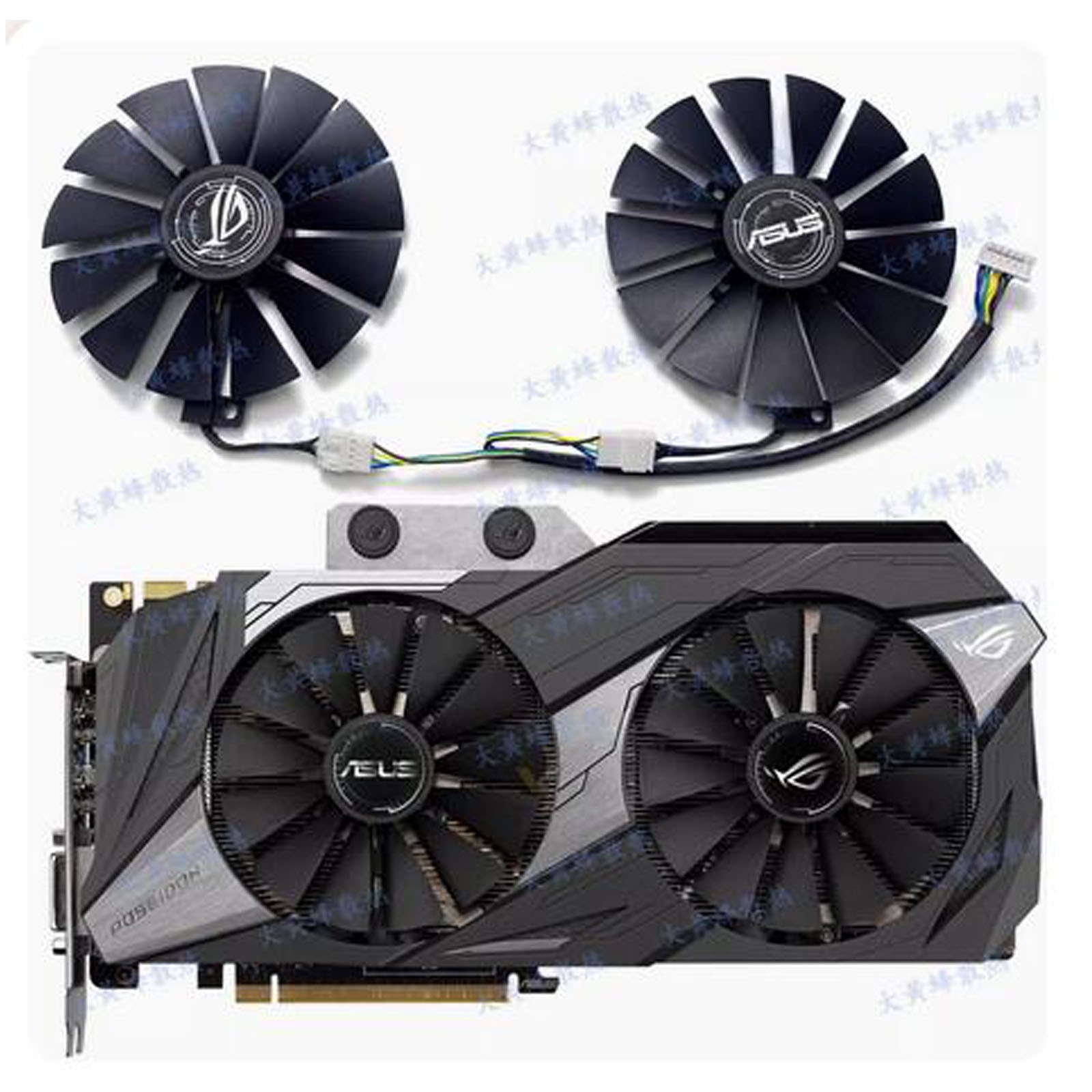 For ASUS GTX1080ti ROG POSEIDON Platnium Graphics Card Fan T129215SM ==