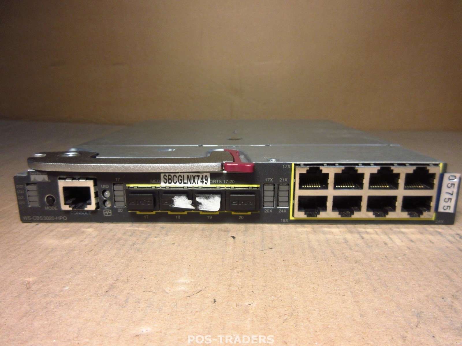 HP Cisco Catalyst WS-CBS3020-HPQ V02 Gigabit Blade Switch PULLED FROM HP C7000
