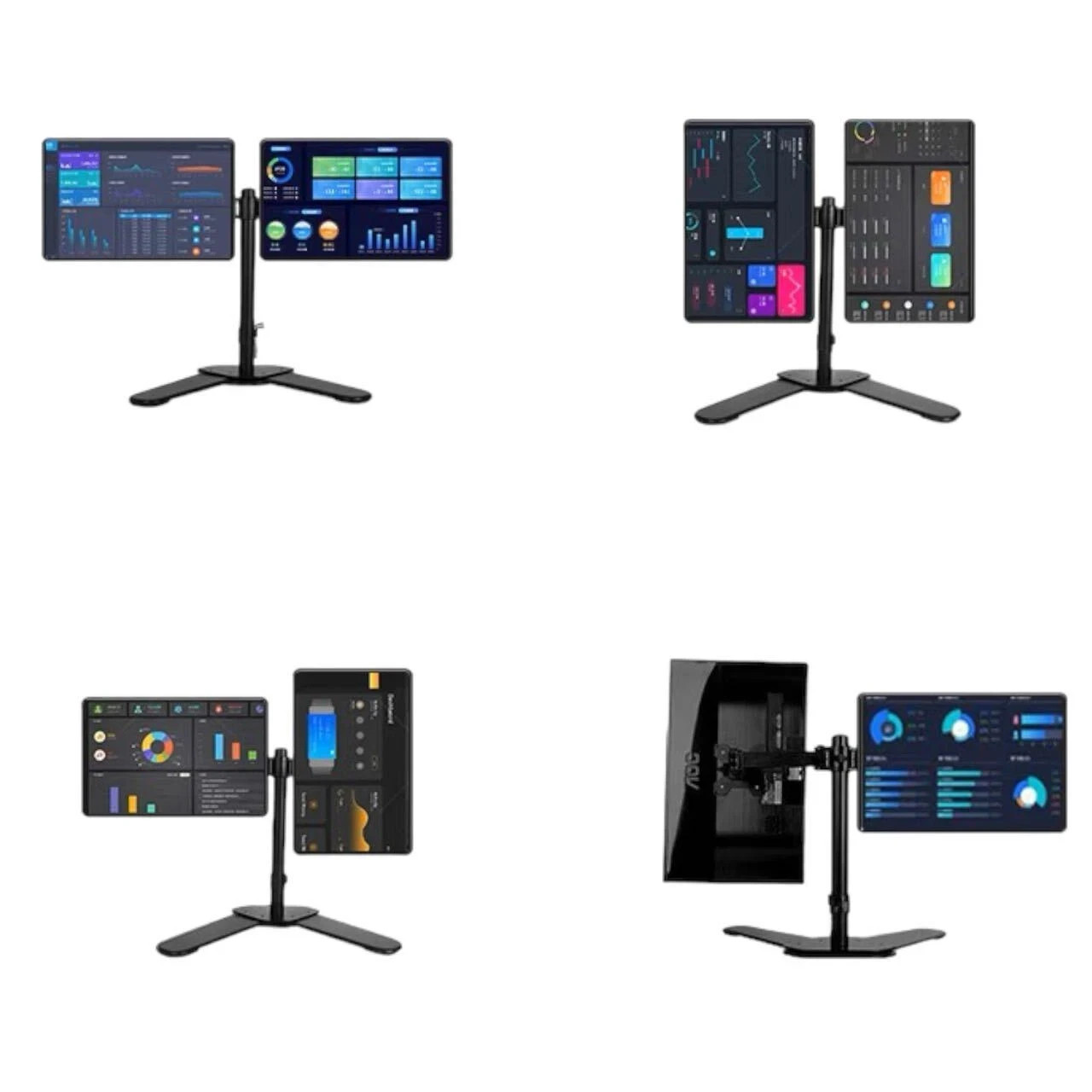 LOTX2 ViewSonic VG2228WM 22" Full 1080P HD LED Monitor DVI USB Hub GRADE A