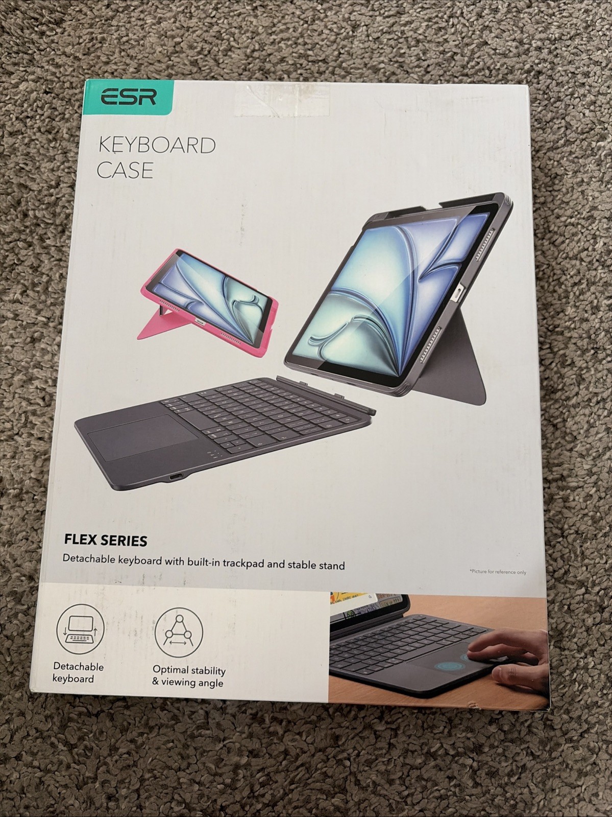 ESR Keyboard Case (Detachable) W Built In Trackpad - Flex Series Air 11" 4/5 Gen