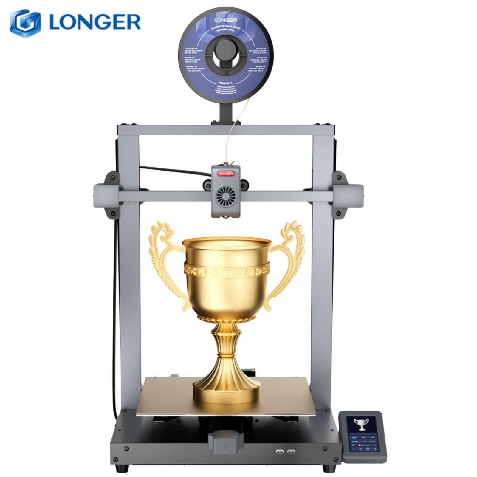 LONGER LK 10 Plus 3D Printer 4.3" Touch Screen 320x320x400mm Large Printing Size