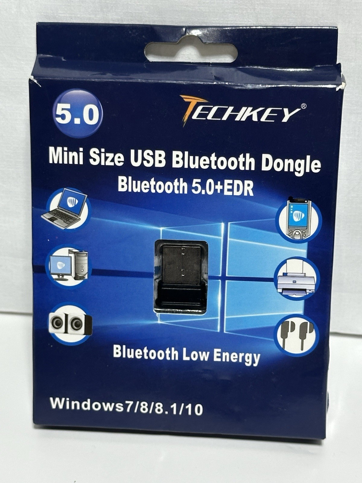 Techkey Mini Size USB Bluetooth Dongle Windows 7/8/8.1/10 KG - 