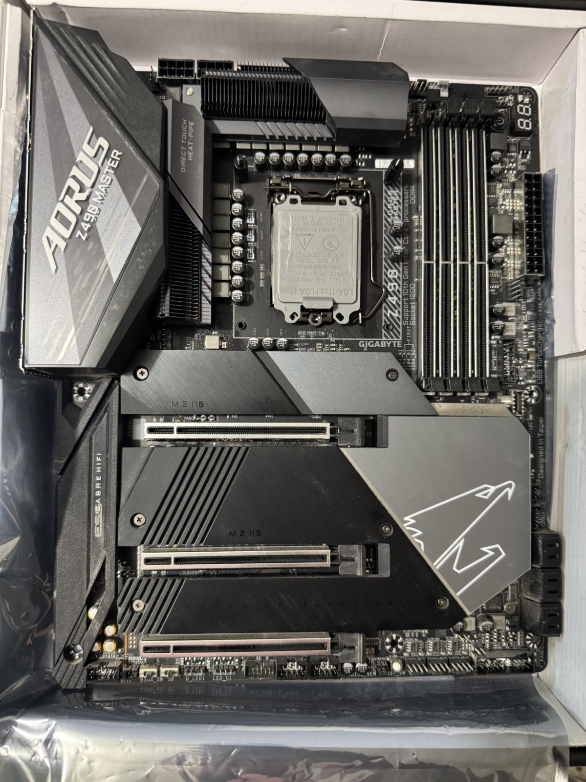 Gigabyte Z490 AORUS MASTER Motherboard -Intel LGA 1200 DDR4 ATX - 10th Gen Intel
