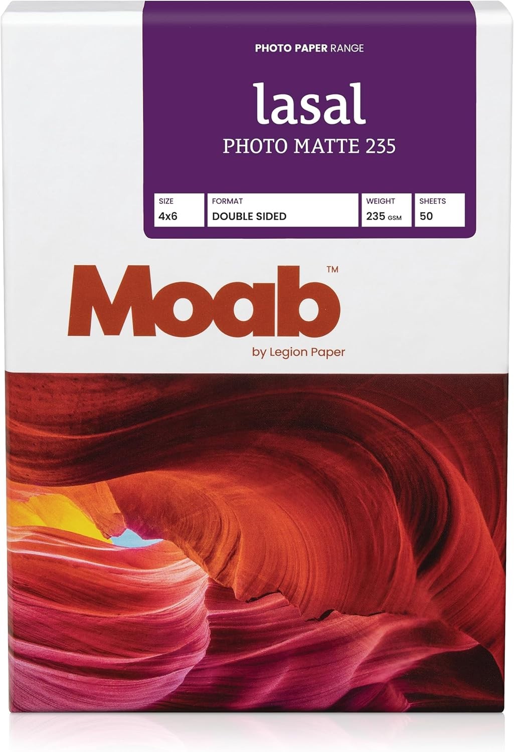 Lasal Photo Matte 235 Fine Art Archival Inkjet Paper 2-Sided Ultra-Smooth Bright