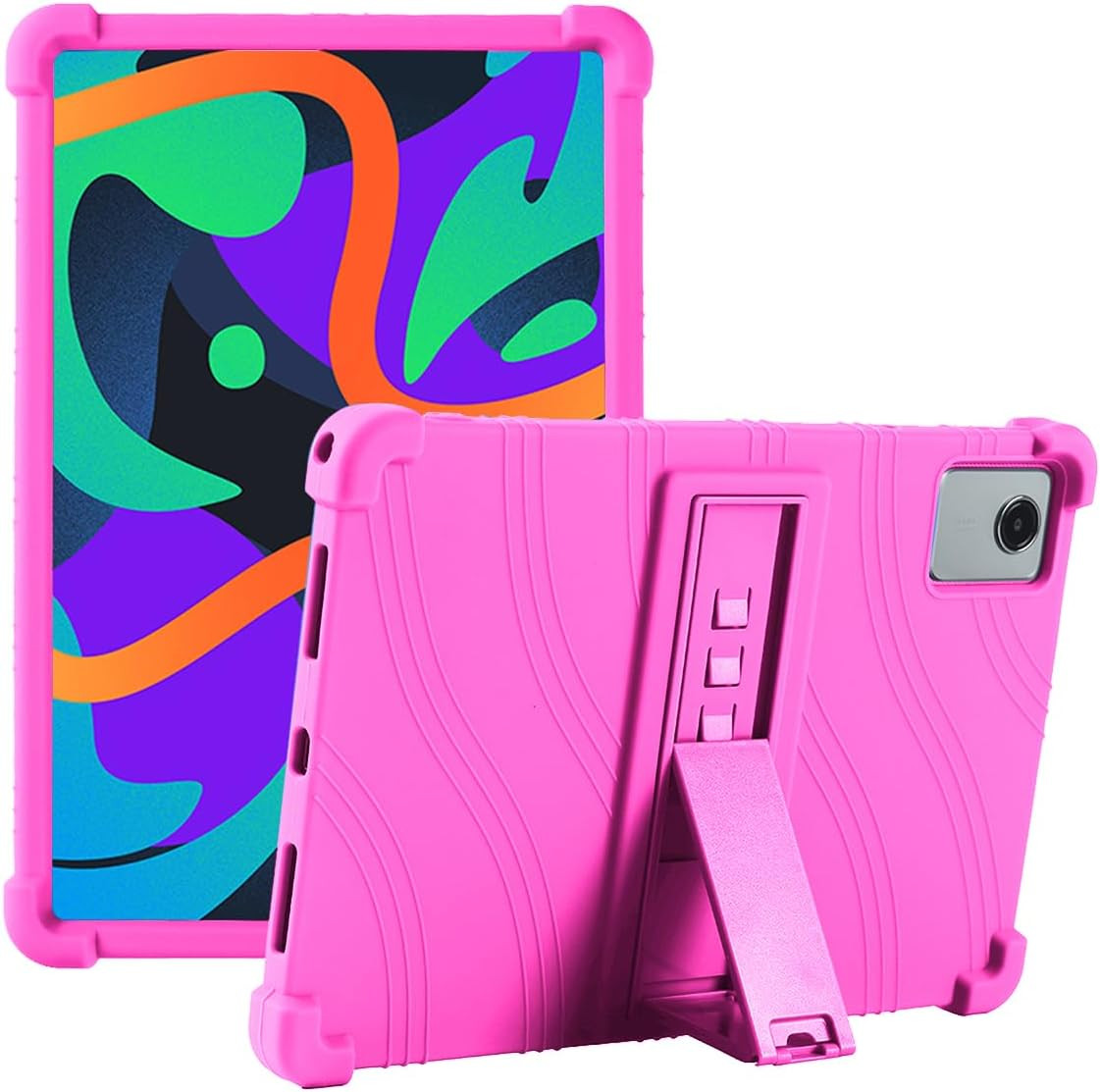 Universal Shockproof Silicone Tablet Case with Stand, Precision Fit for 11" Leno