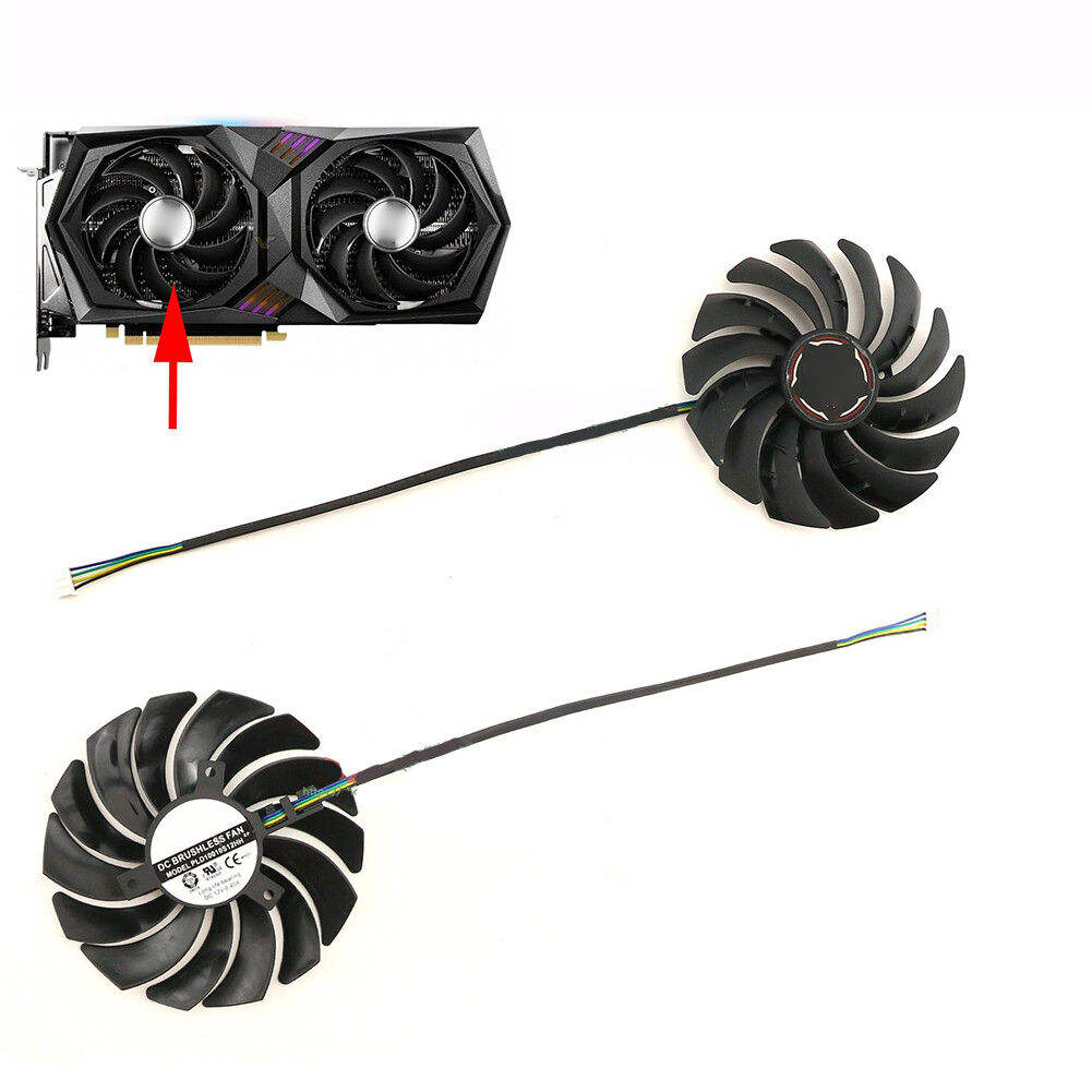 For MSI RX6600XT RX6700XT RTX3060 3060ti GAMING/X Graphics Fan PLD10010B12HH