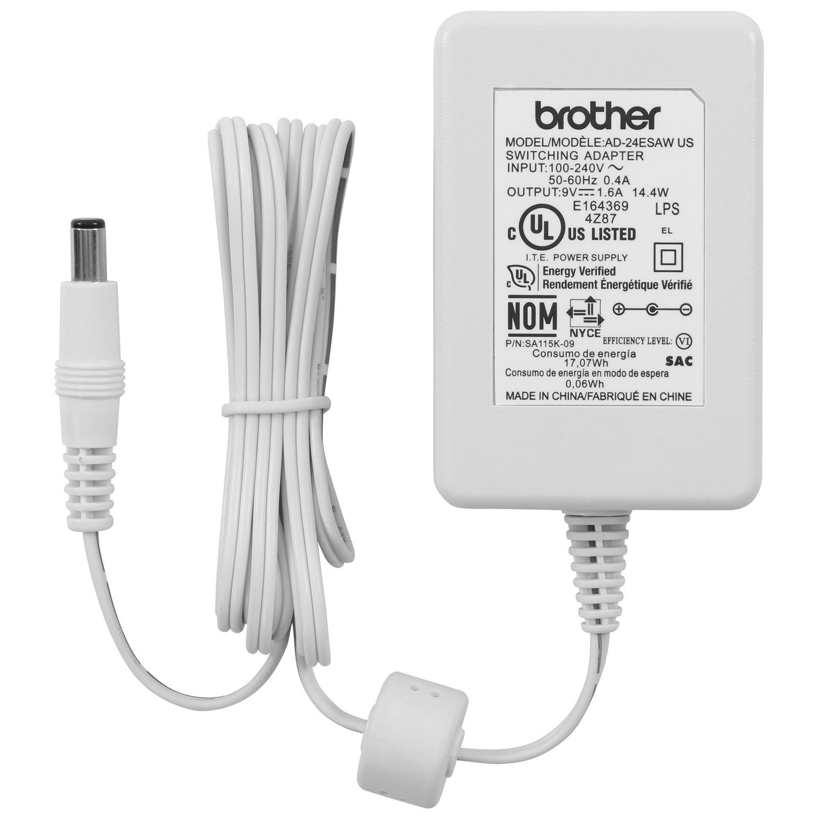 Brother AD24ESAW AC Adapter AD24ESAW