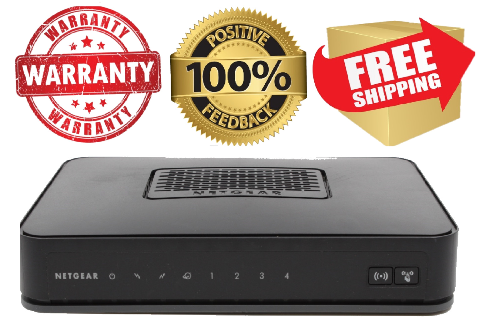 Lot  x100 Netgear CG3000D Cable Modem Wireless-N Router DOCSIS 3.0 * WARRANTY *