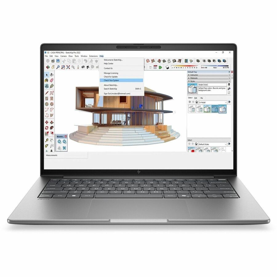 HP ZBook 8 G2a 14" Copilot+ PC Mobile Workstation - 2.2K - 120 Hz - AMD Ryzen AI