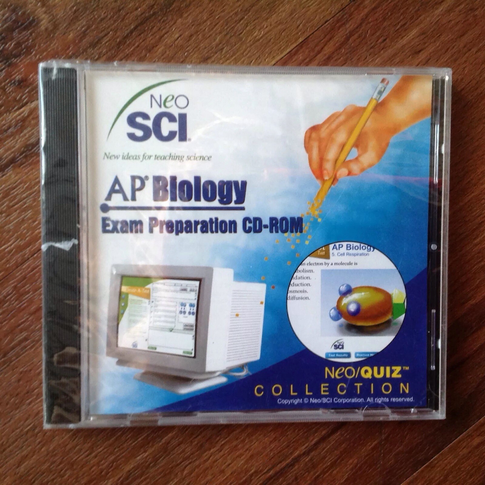 NeoSci AP Biology Exam Preparation CD-Rom Brand New