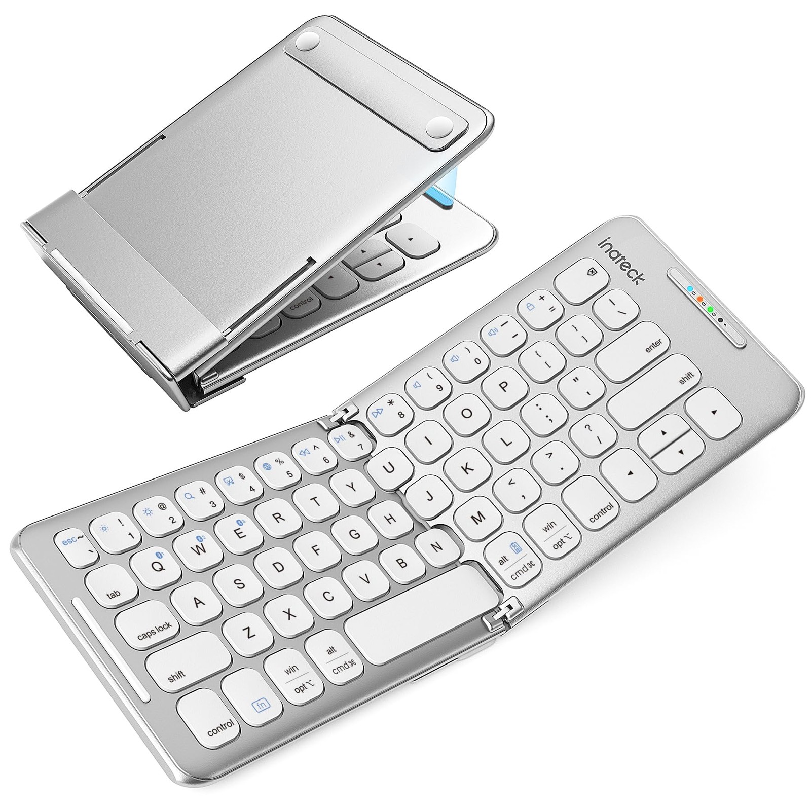 Inateck Foldable Bluetooth Keyboard for iPad iOS Android Windows QWERTY
