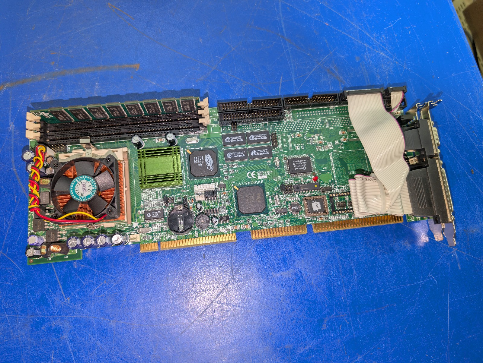 Axiomtek SBC8163 Rev.A2 Industrial Single-Board Computer, 850MHz PIII, 256MB RAM