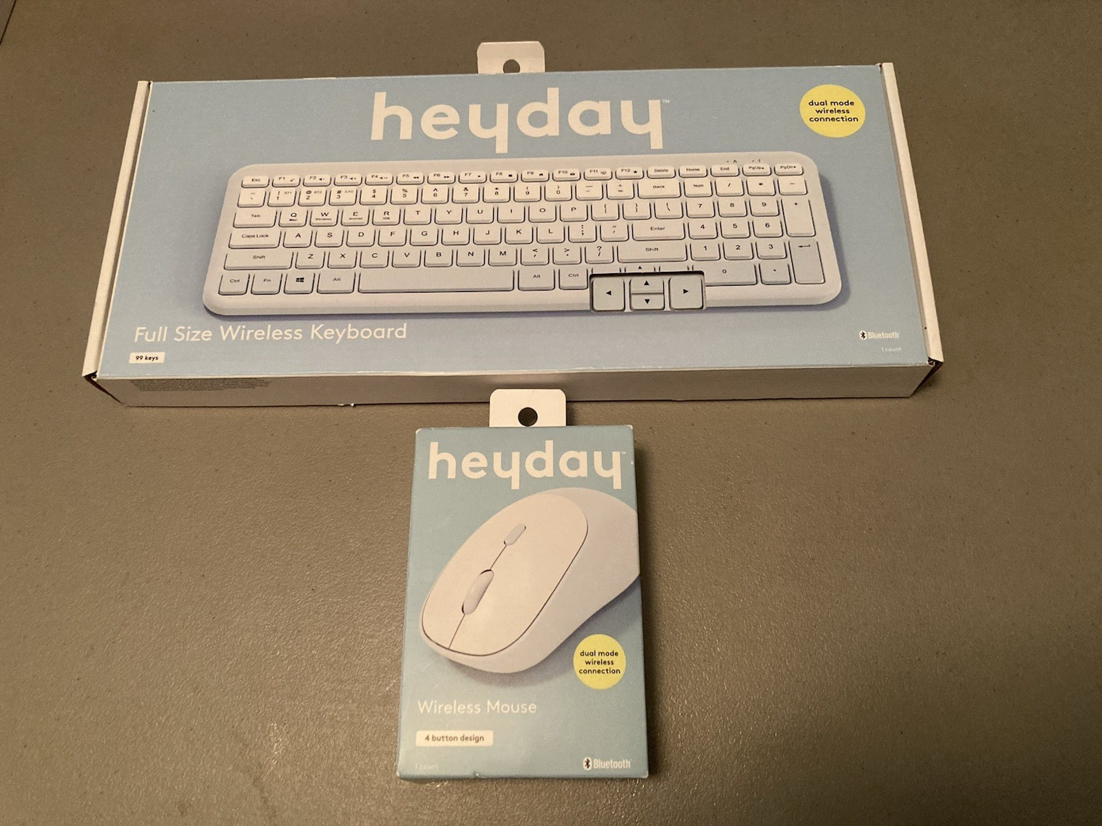 Heyday Full Size Wireless Keyboard & Wireless Mouse BRAND NEW