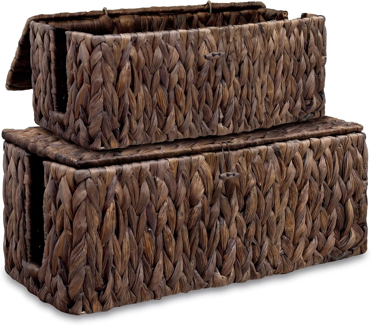 2 Pack Water Hyacinth Cable Management Box