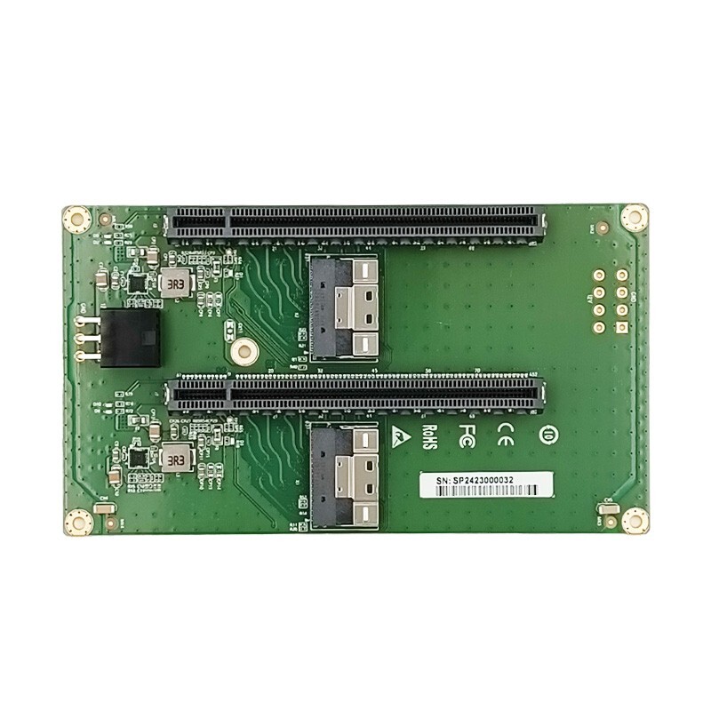 Shinreal  2 Port SFF-8654 to 2 PCIe x16 Slot Adapter----XIC 548PE2