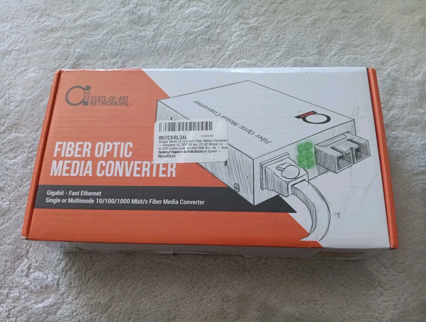 ONET STATE OF THE ART NETWORKING FIBER OPTIC MEDIA CONVERTER MULTIMODE