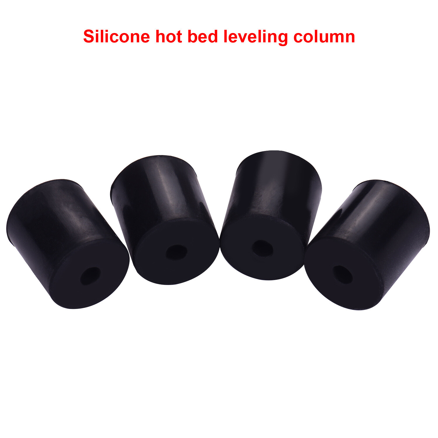 4pcs Silicone Solid Spacer Hot Bed Leveling Silica Column 18mm High R3P2