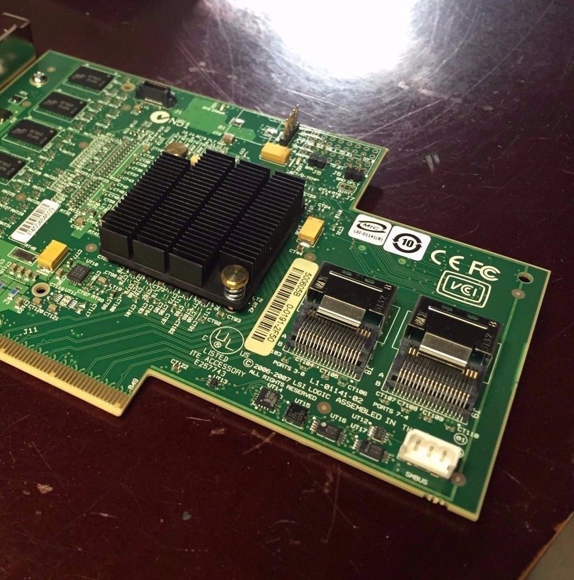 IBM 9201-8i 6Gb SAS PCIe HBA RAID Card LSI SAS9201-8i FRU 45W9122 LP