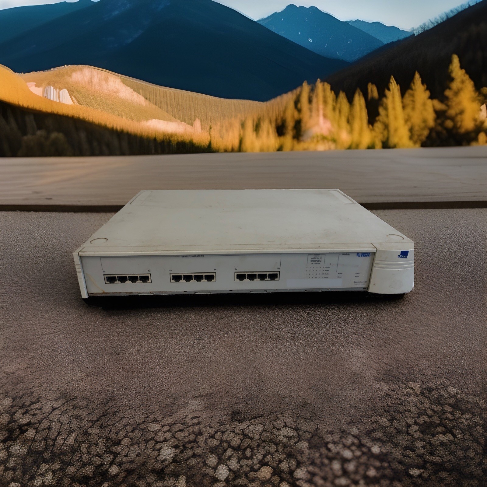 3Com Super Stack II 3000| 12 Port Switch | 3C16942A 100BASE-FX