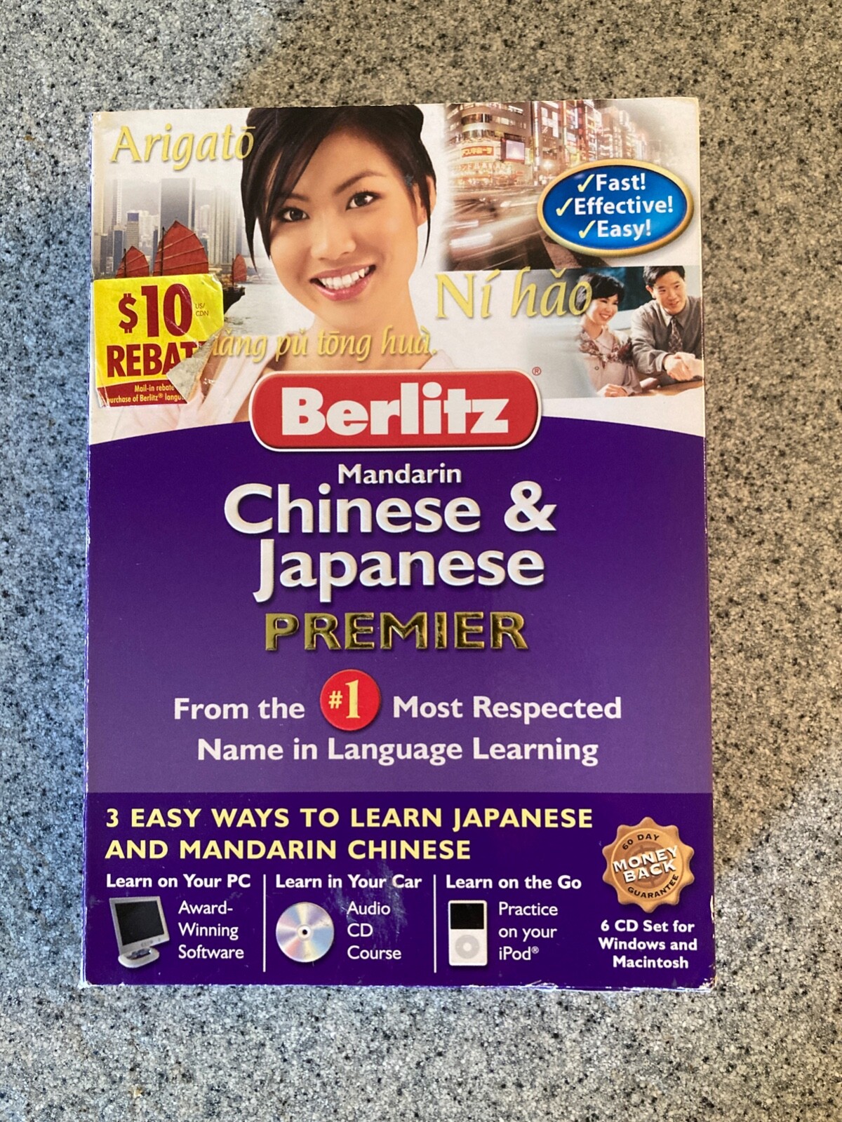 Berlitz Mandarin CHINESE & JAPANESE PREMIER Software for Windows & Macintosh