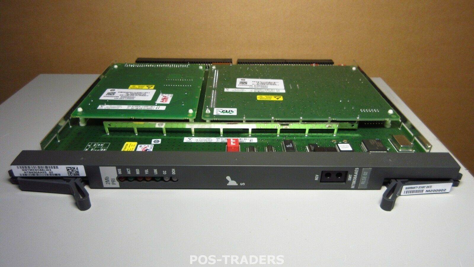 Nortel NTBK50AAE5 Primary Rate Interface PRI ISDN Card Module FROM MG 1000 NTDU15