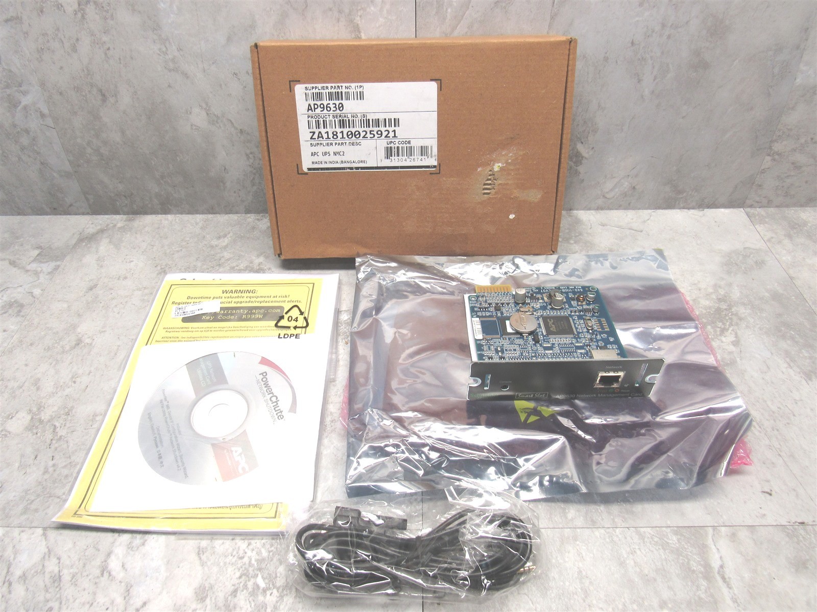 NEW Schneider Electric APC AP9630 Smart UPS Network Management Card 2