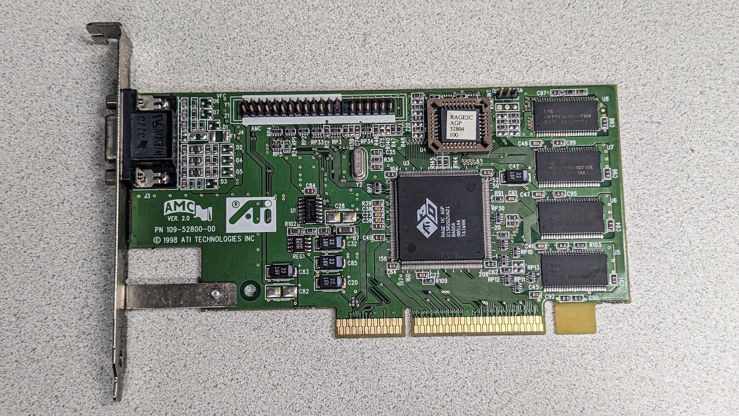 ATI Rage IIC 4MB AGP Video Adapter