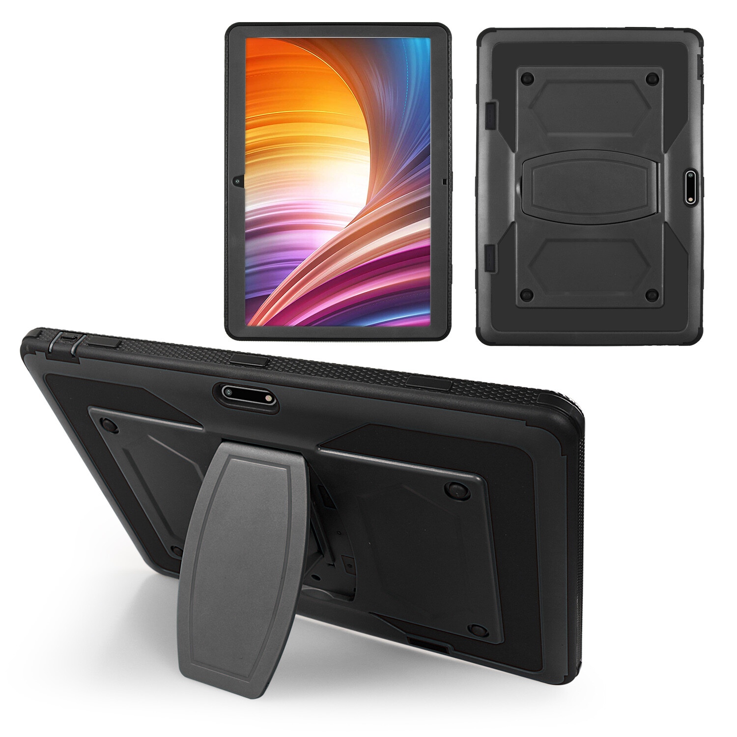 For Dragon Touch Max 10 Plus Lectrus Veidoo T10 10" Case and Screen Protector