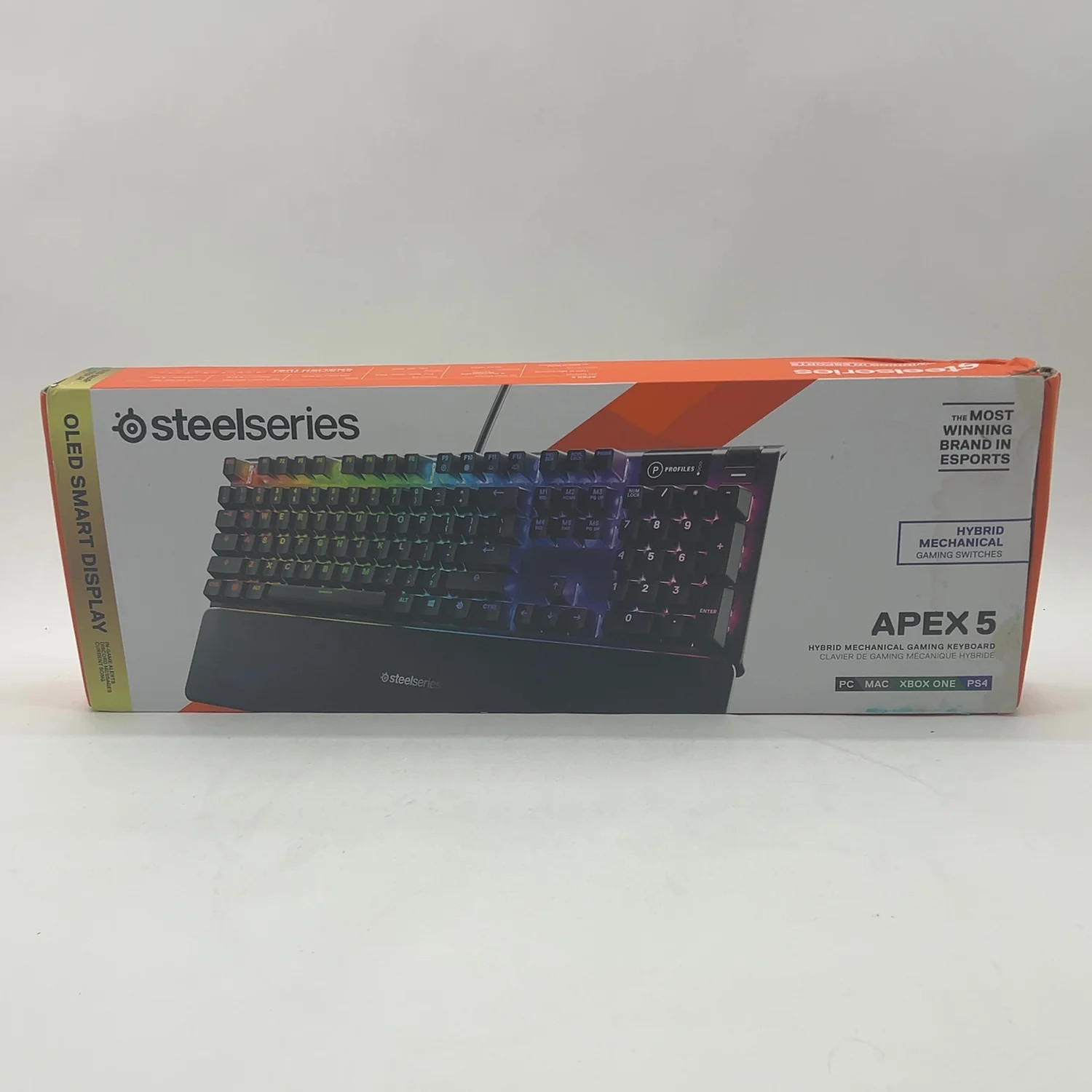 SteelSeries Apex 5 KB-00013 Wired Gaming Keyboard Black