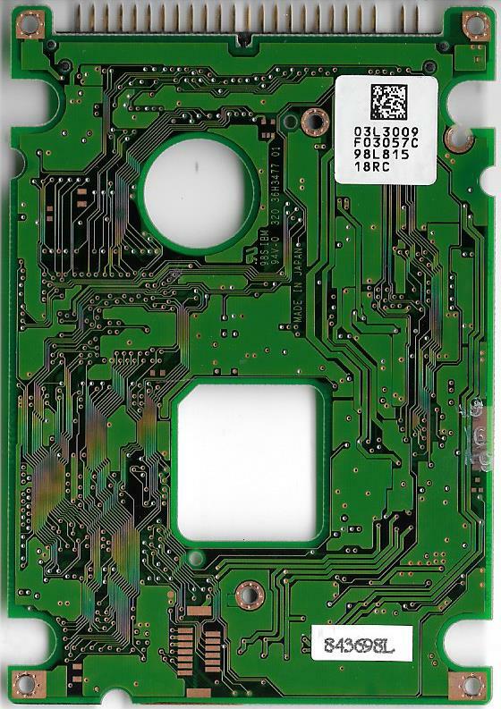 IBM DTCA-23240 3.2GB Ide Pcb Board P/N: 03L5241