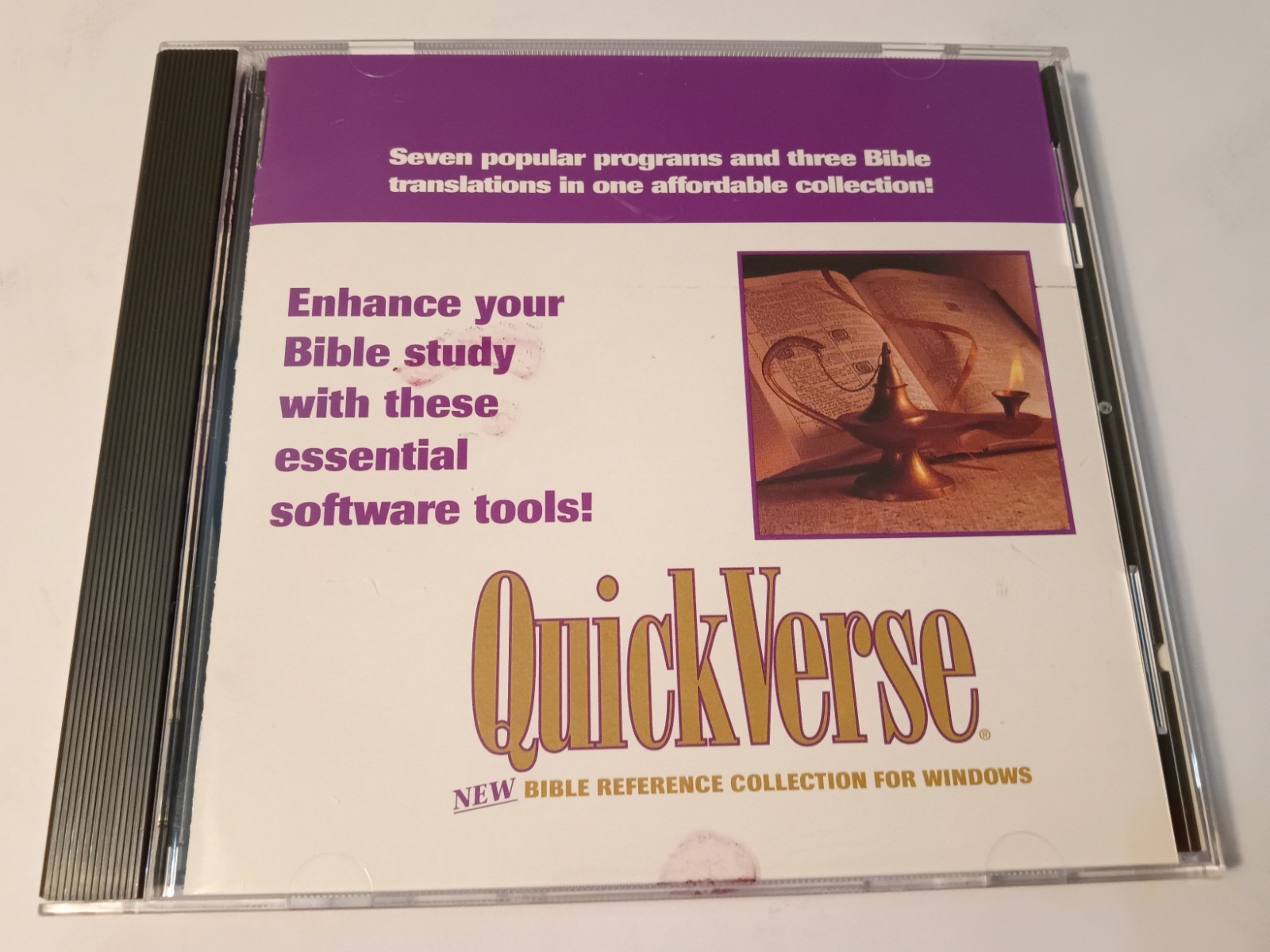Quick Verse New Bible Reference Collection for Windows PC IBM Win 3.1 
