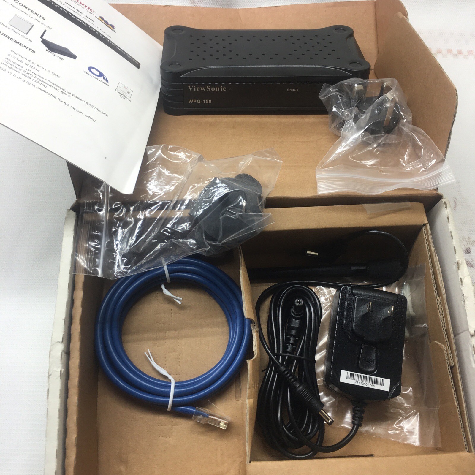 ViewSonic Wireless G Presentation Video Gateway WPG-150 VS11692.