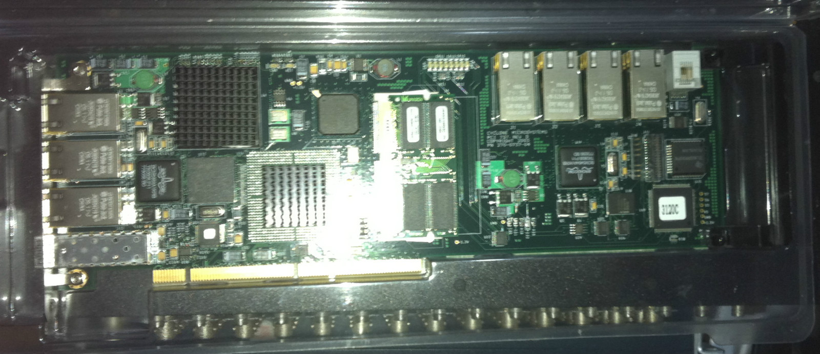 CYCLONE Microsystems PCI 737 Card (PCA-5148-00) with Switch 256MB