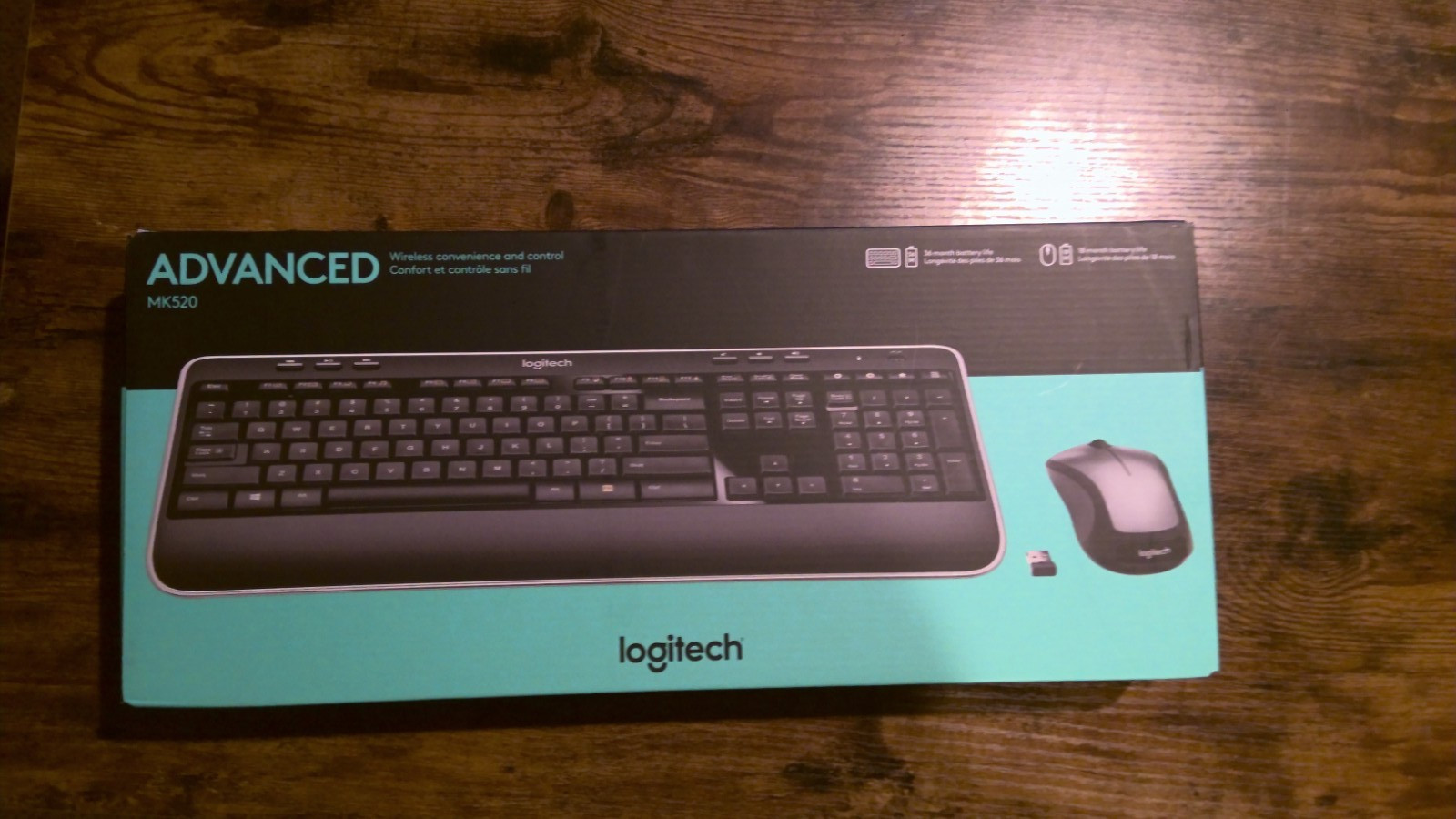 Logitech Wireless Combo Mk520 With Keyboard and Laser Mouse (920-002553)